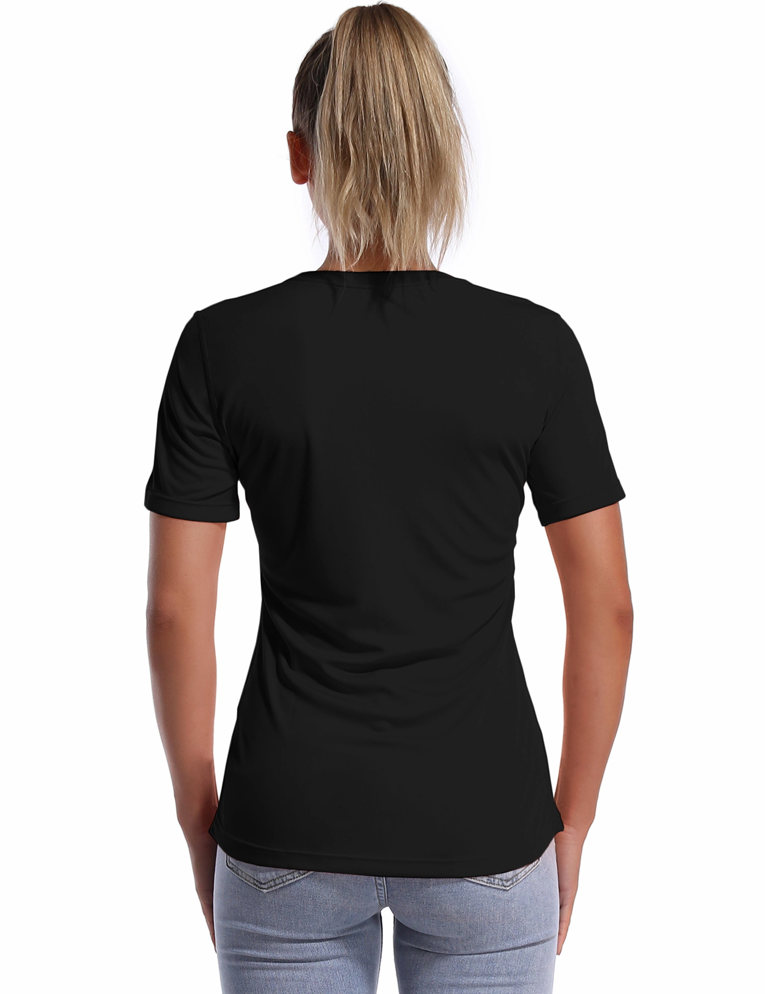Short Sleeve Athletic Shirts black_Running