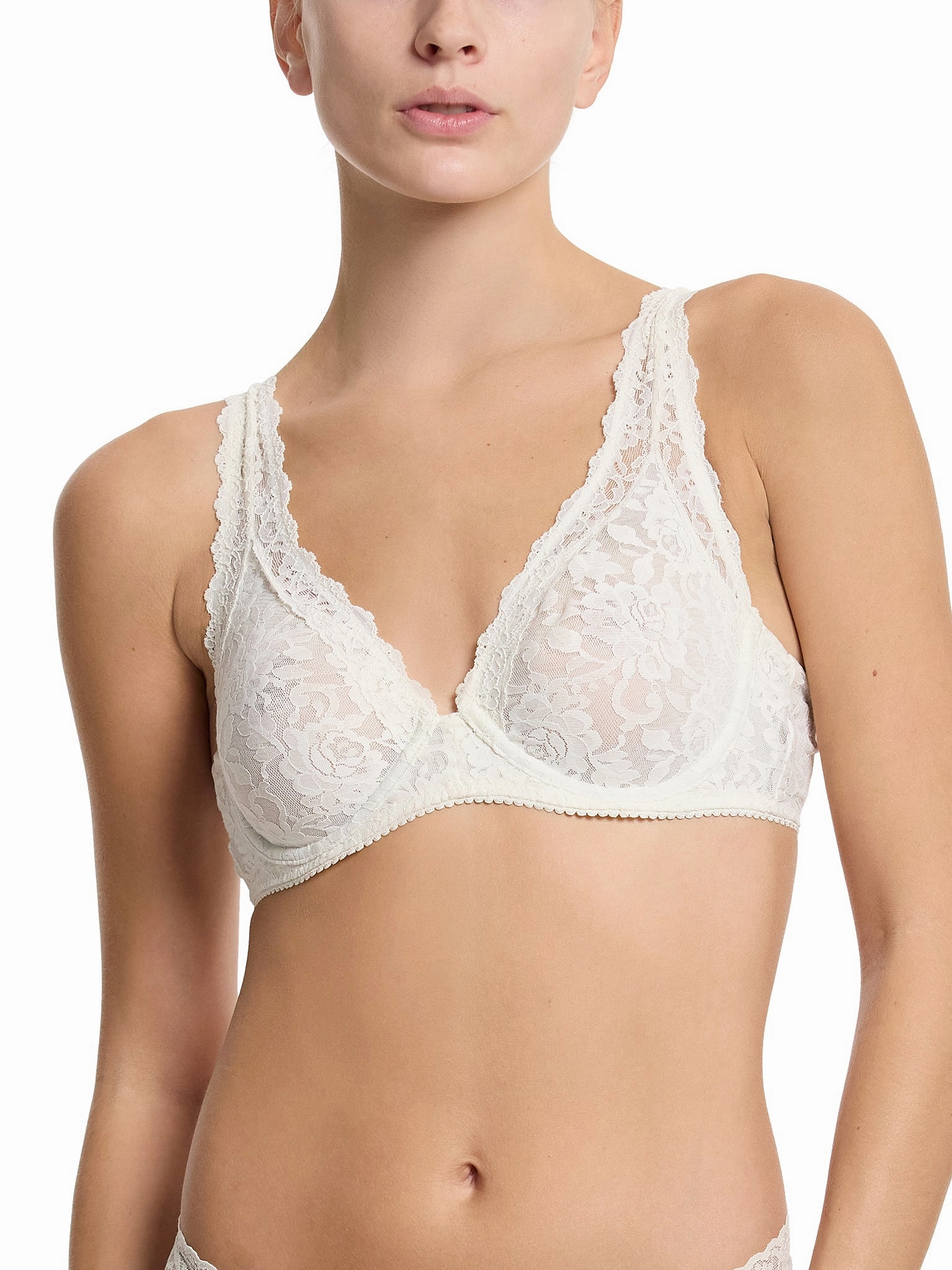 Signature Lace® Unlined Underwire Bra Marshmallow