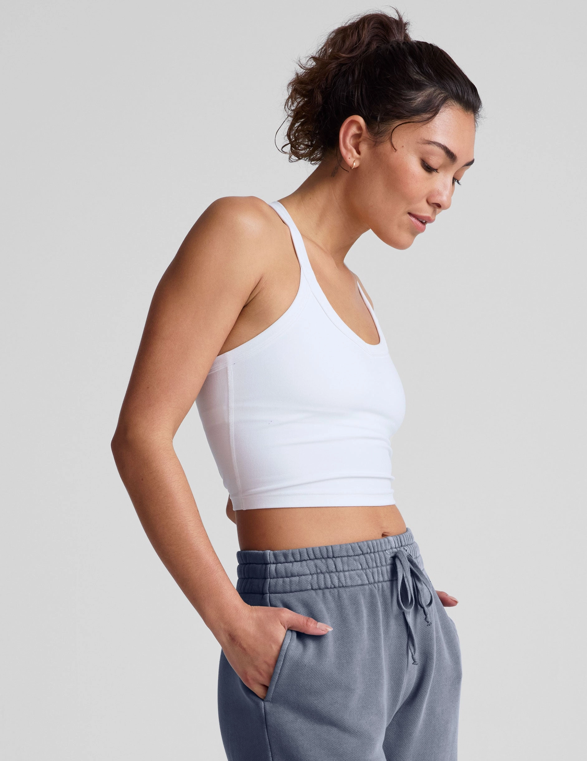 Spacedye On The Up Cropped Tank
