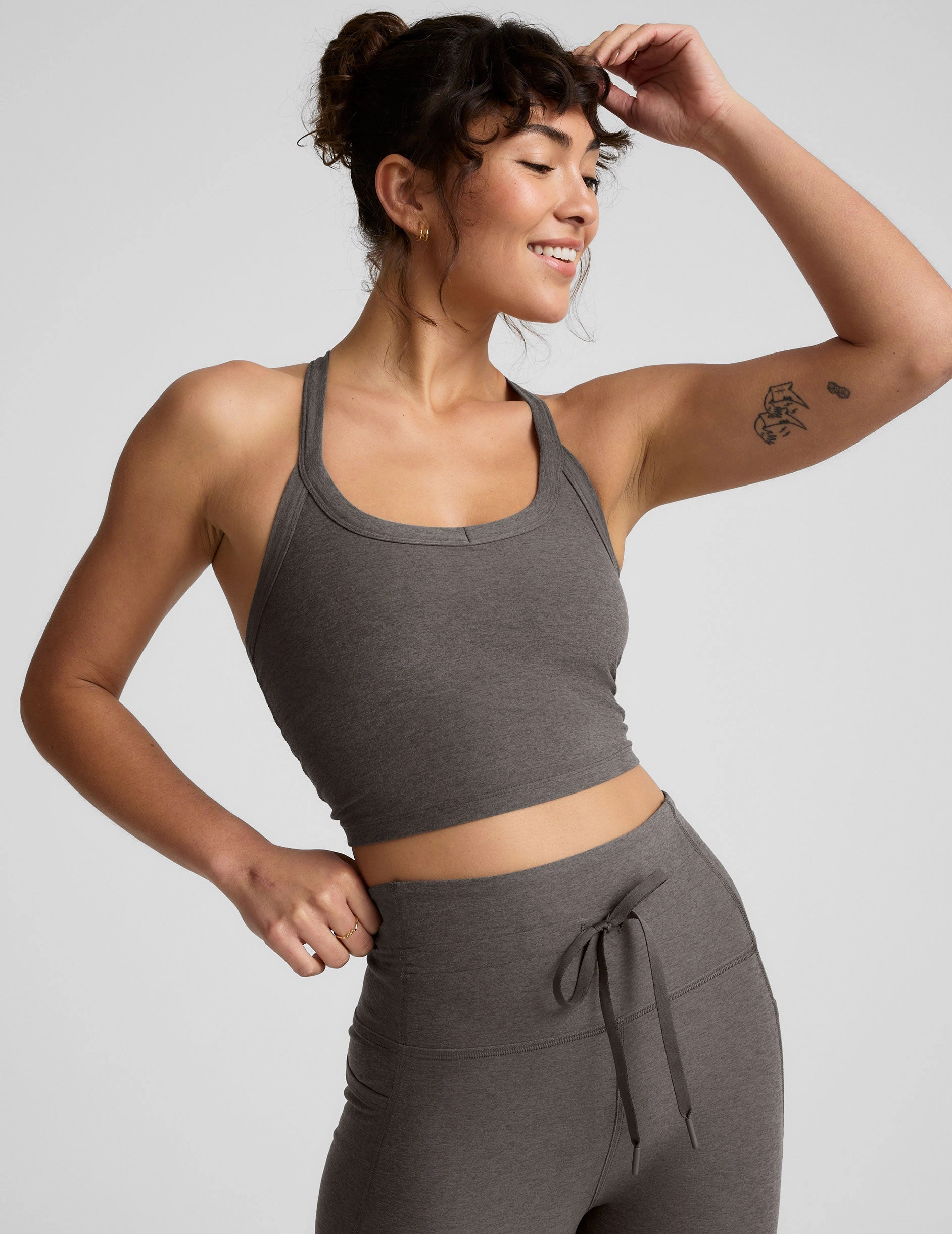 Spacedye On The Up Cropped Tank