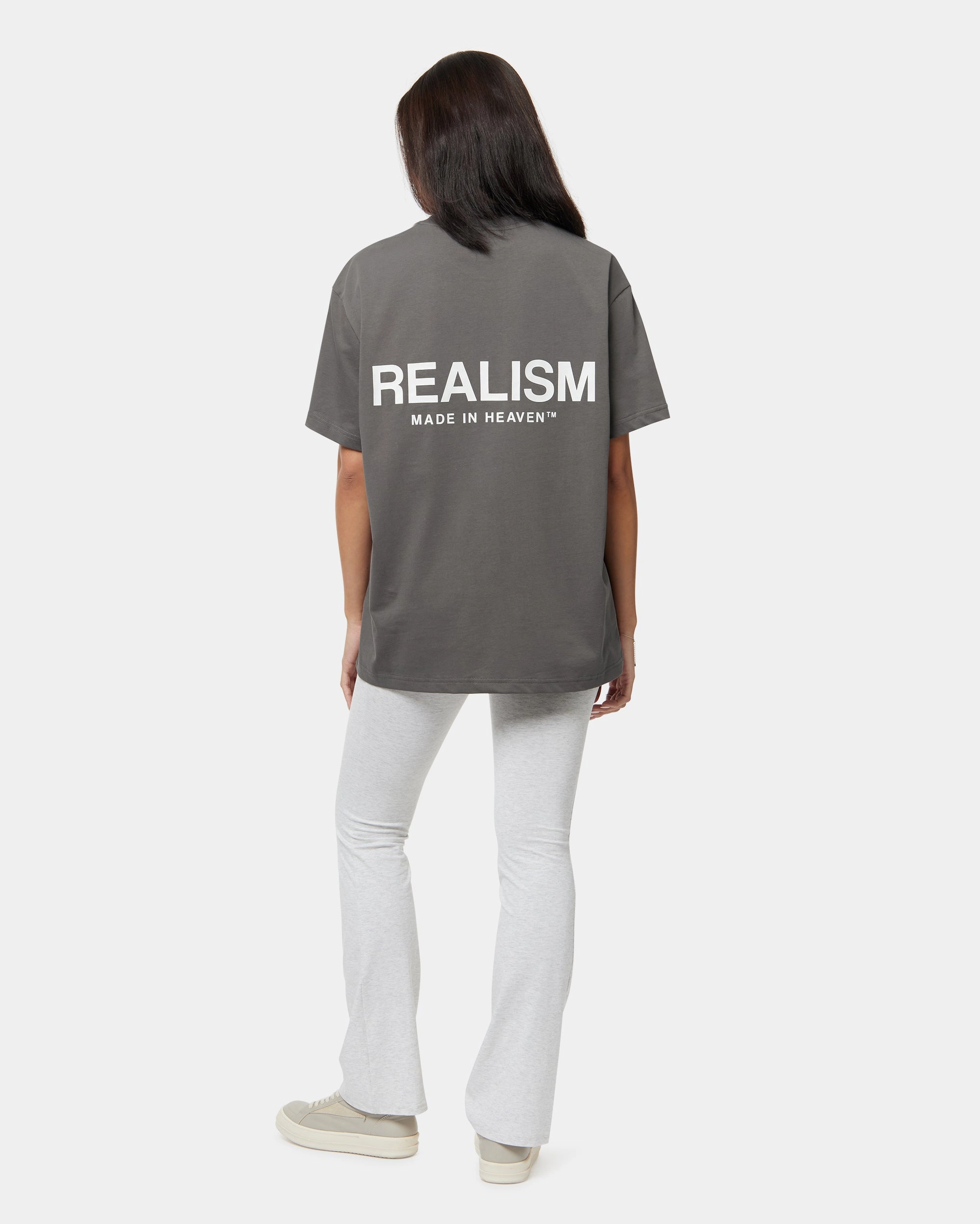 SSS REALISM HEAVEN LOGO TEE COOL GREY