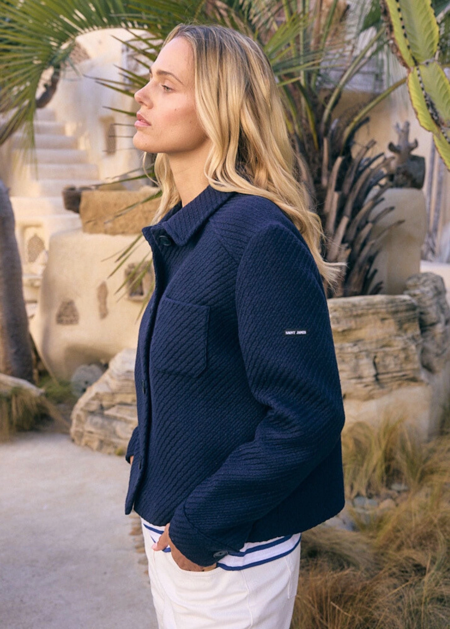 ST ENOLA - Tweed Jacket (NAVY)