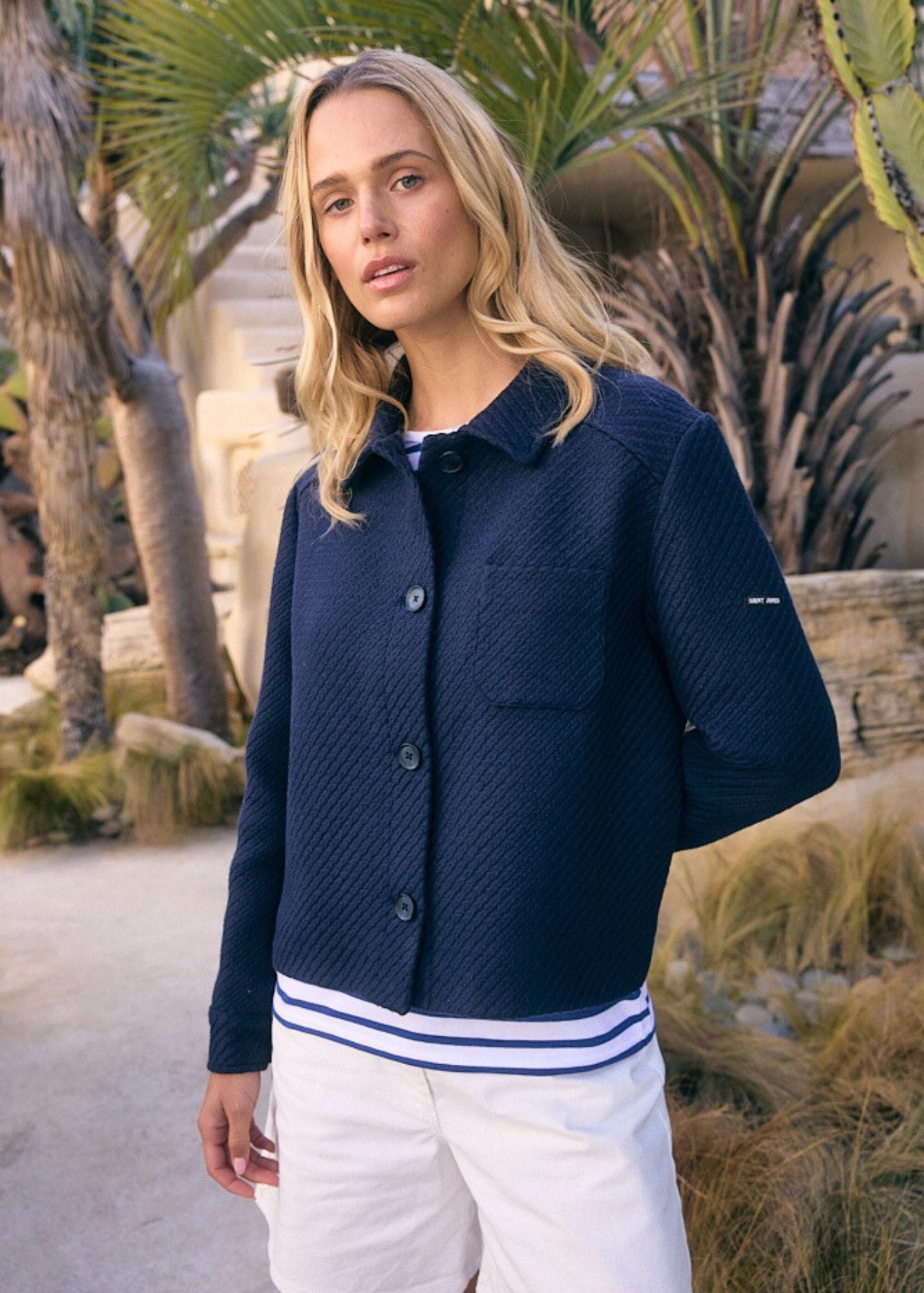 ST ENOLA - Tweed Jacket (NAVY)