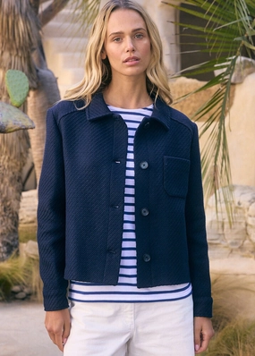 ST ENOLA - Tweed Jacket (NAVY)