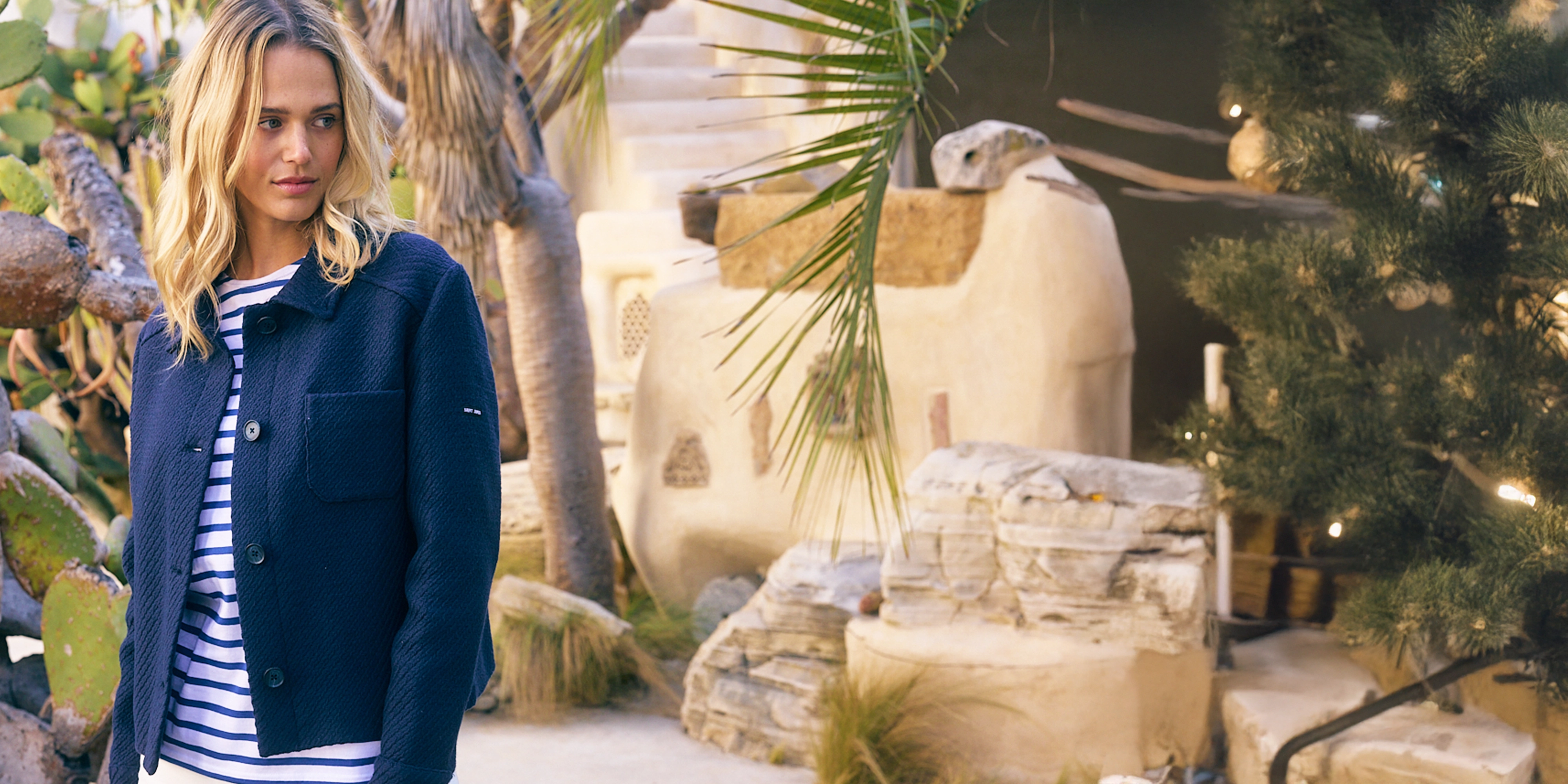 ST ENOLA - Tweed Jacket (NAVY)