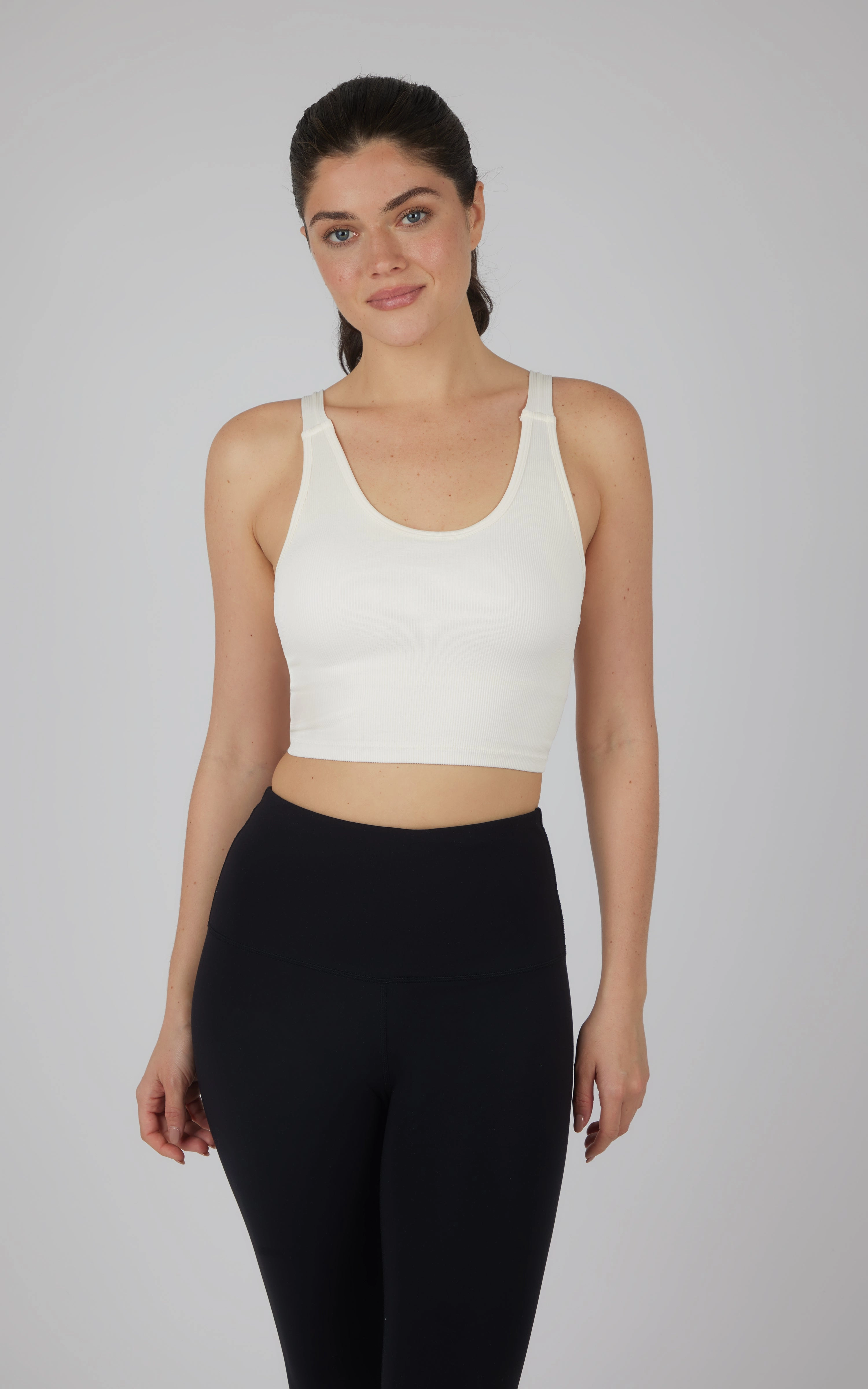 Stonewash 2 PK Scoop Neck Bralette Tank