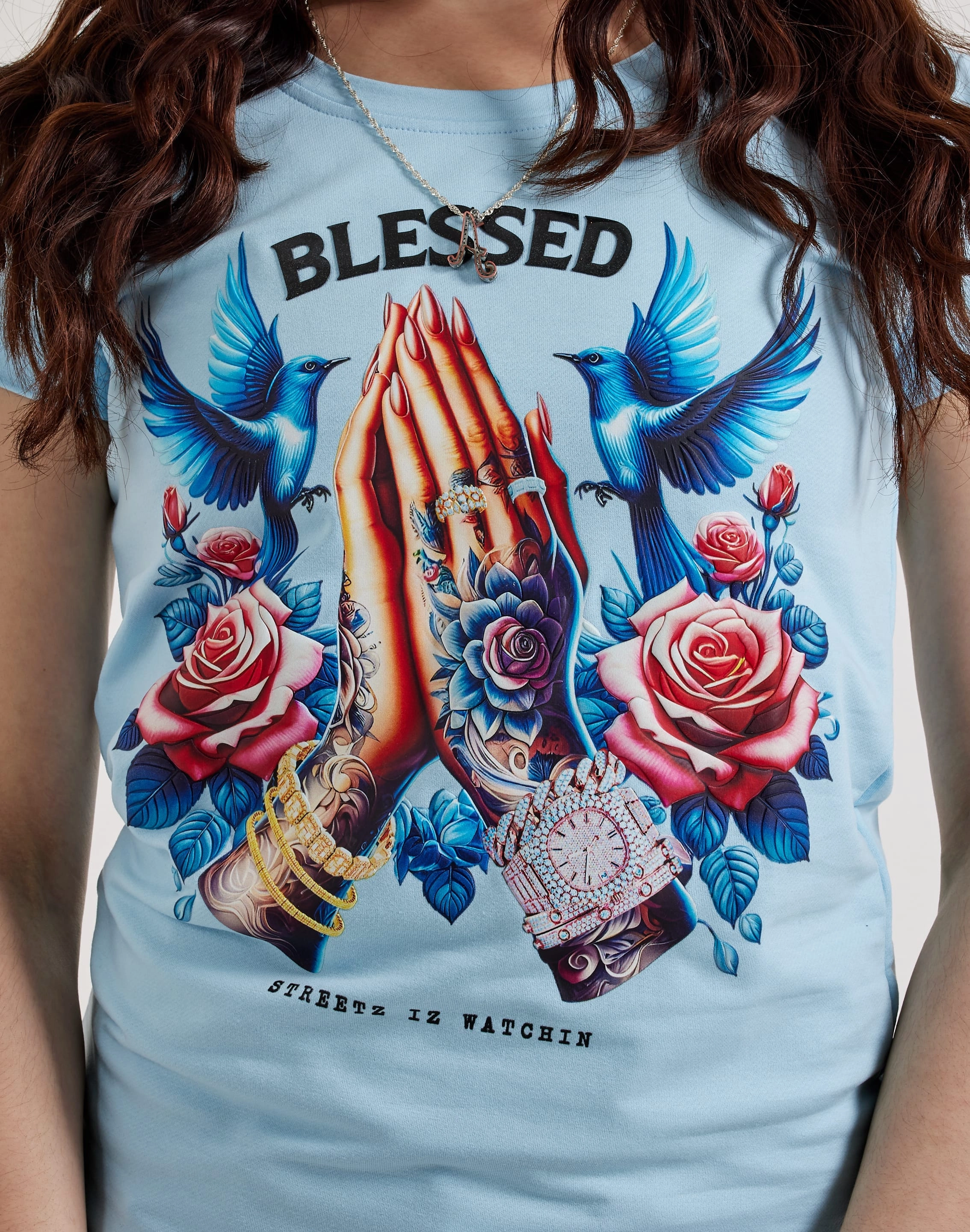Streetz Iz Watchin Blessed Tee