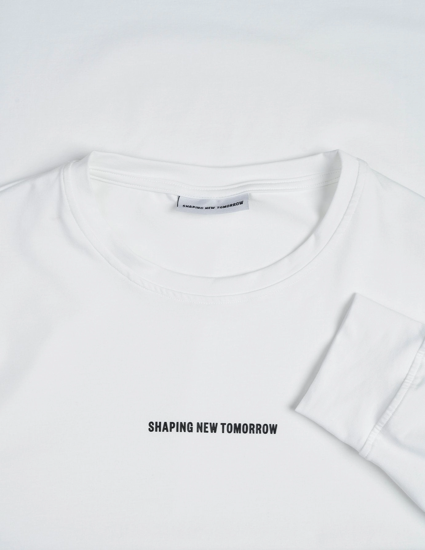 Supima Autograph Long-Sleeved T-Shirt White