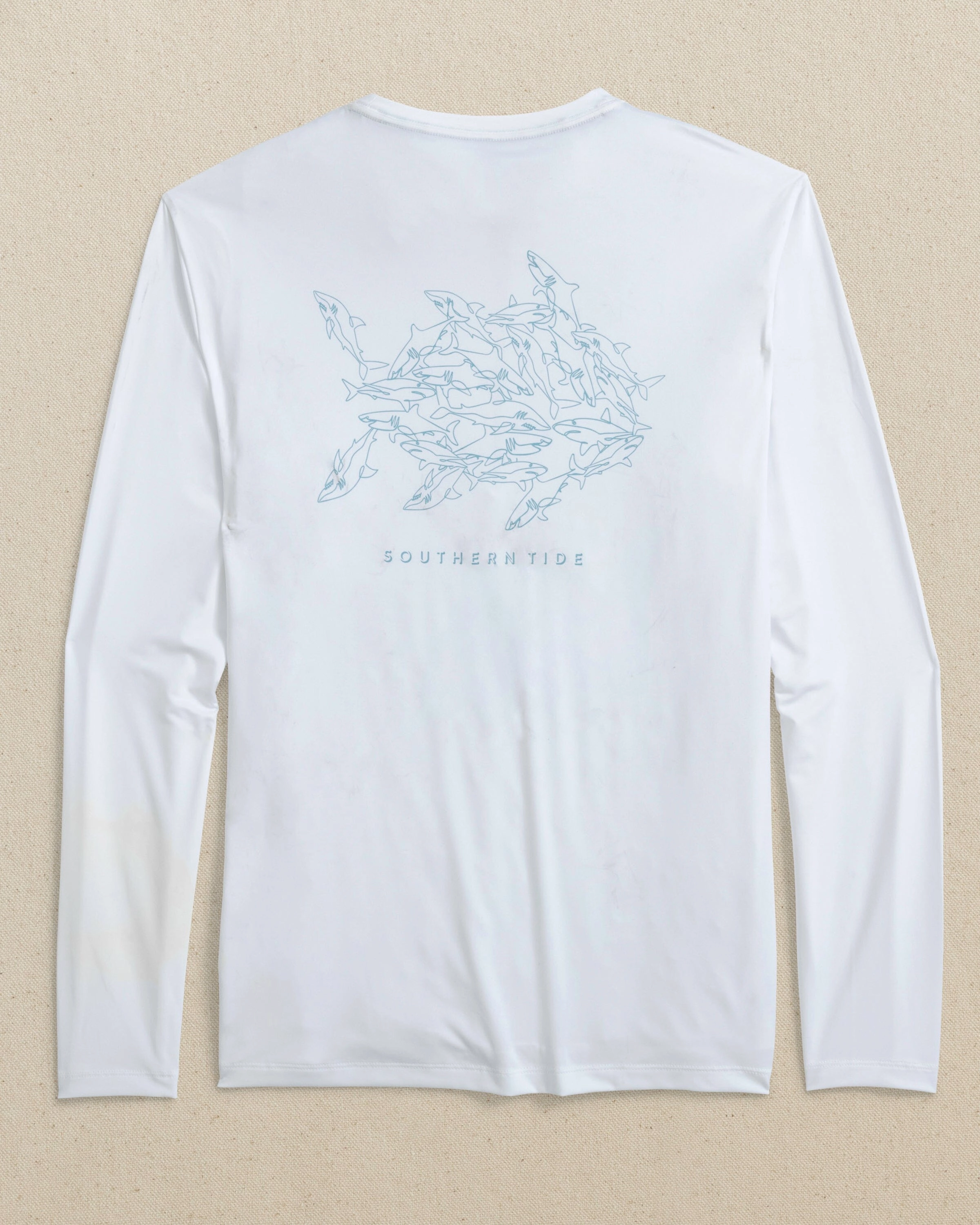 Swarming Sharks Long Sleeve Performance T-Shirt