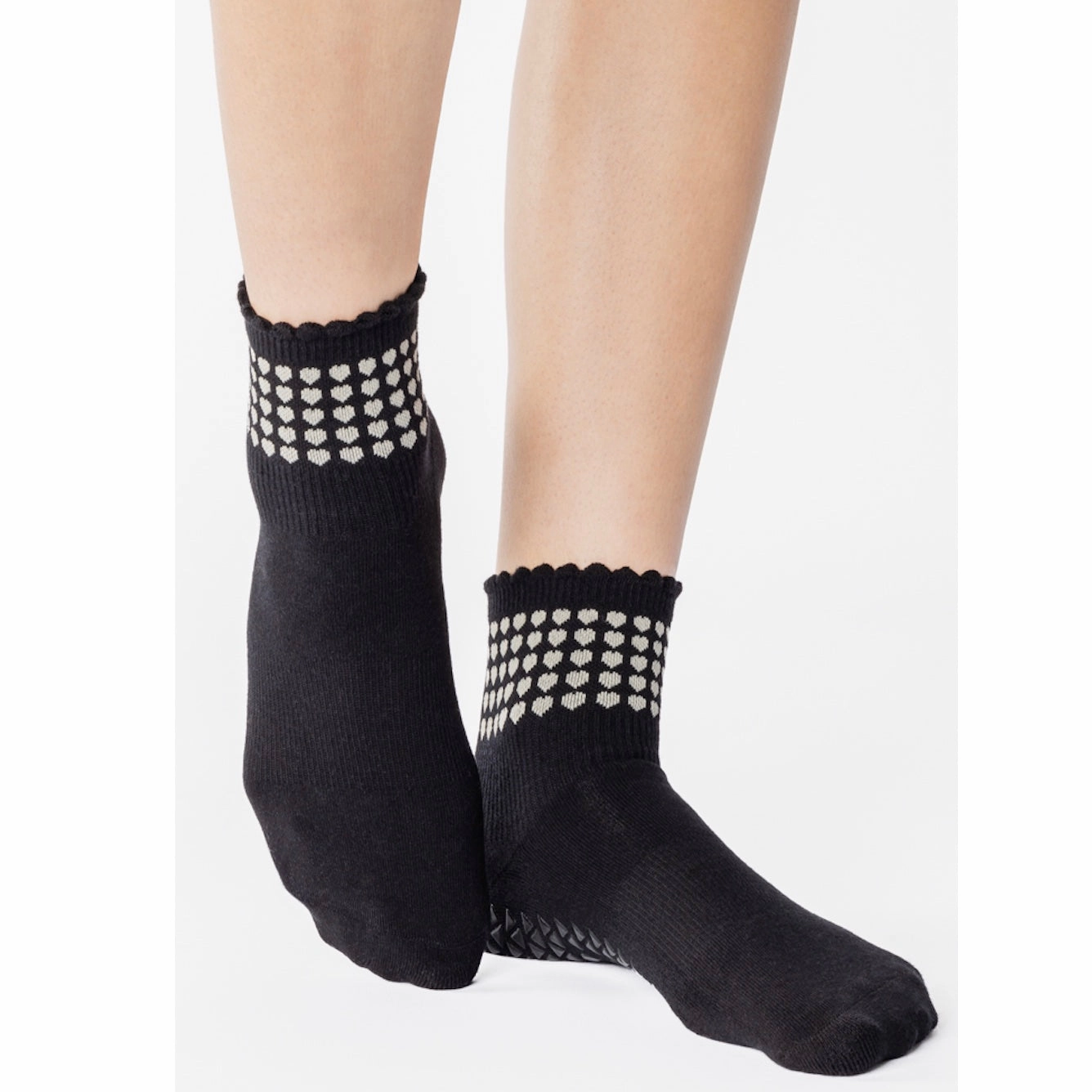 Sweetheart Ankle Grip Socks - (Pilates/Barre)
