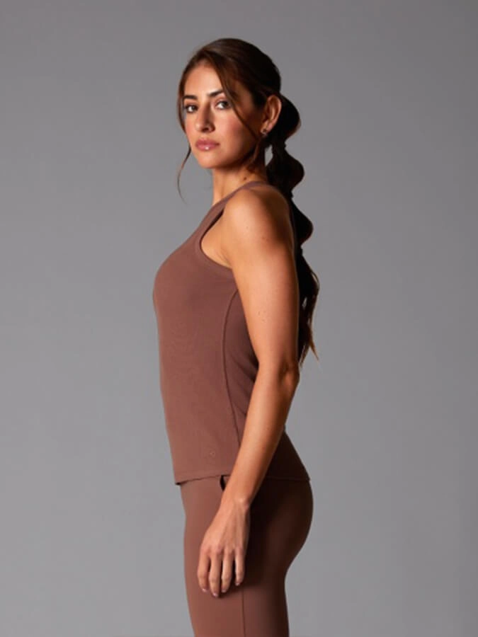 Tavi Perfect Fit Rib Women's Tank Top - Clove