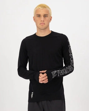 Temple Merino Long Sleeve - Black