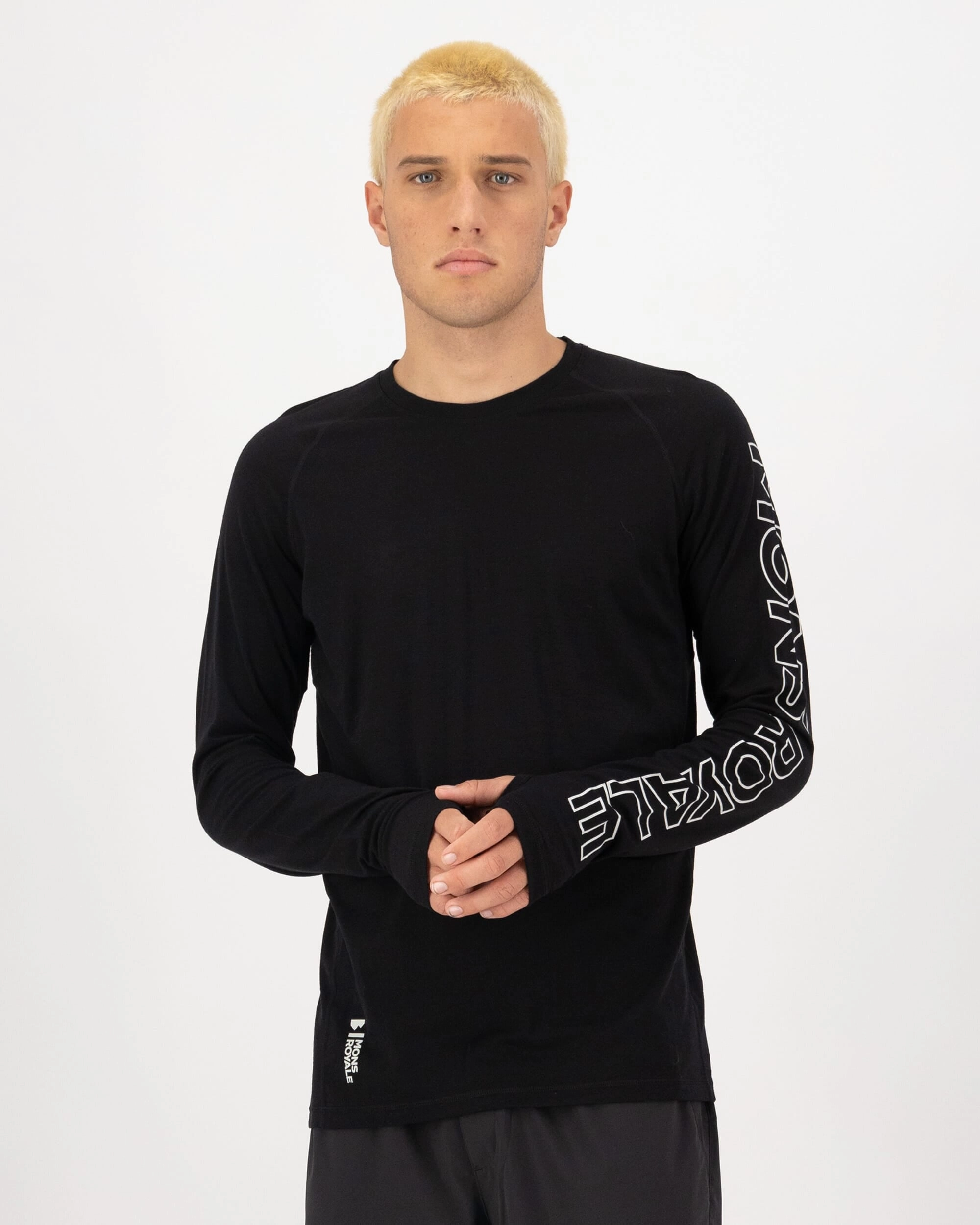 Temple Merino Long Sleeve - Black