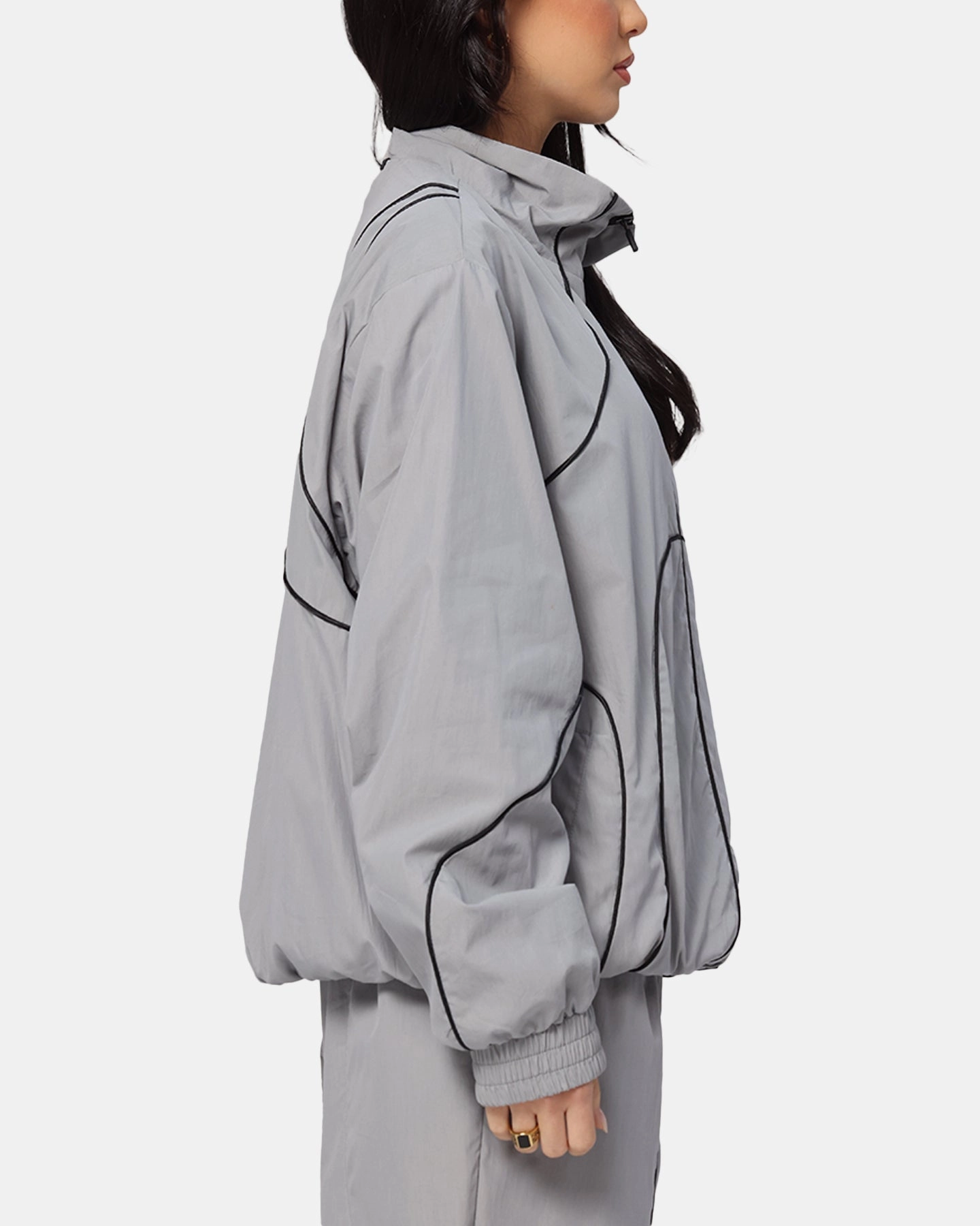 The Anti Order Stereo Nylon Track Jacket Grey