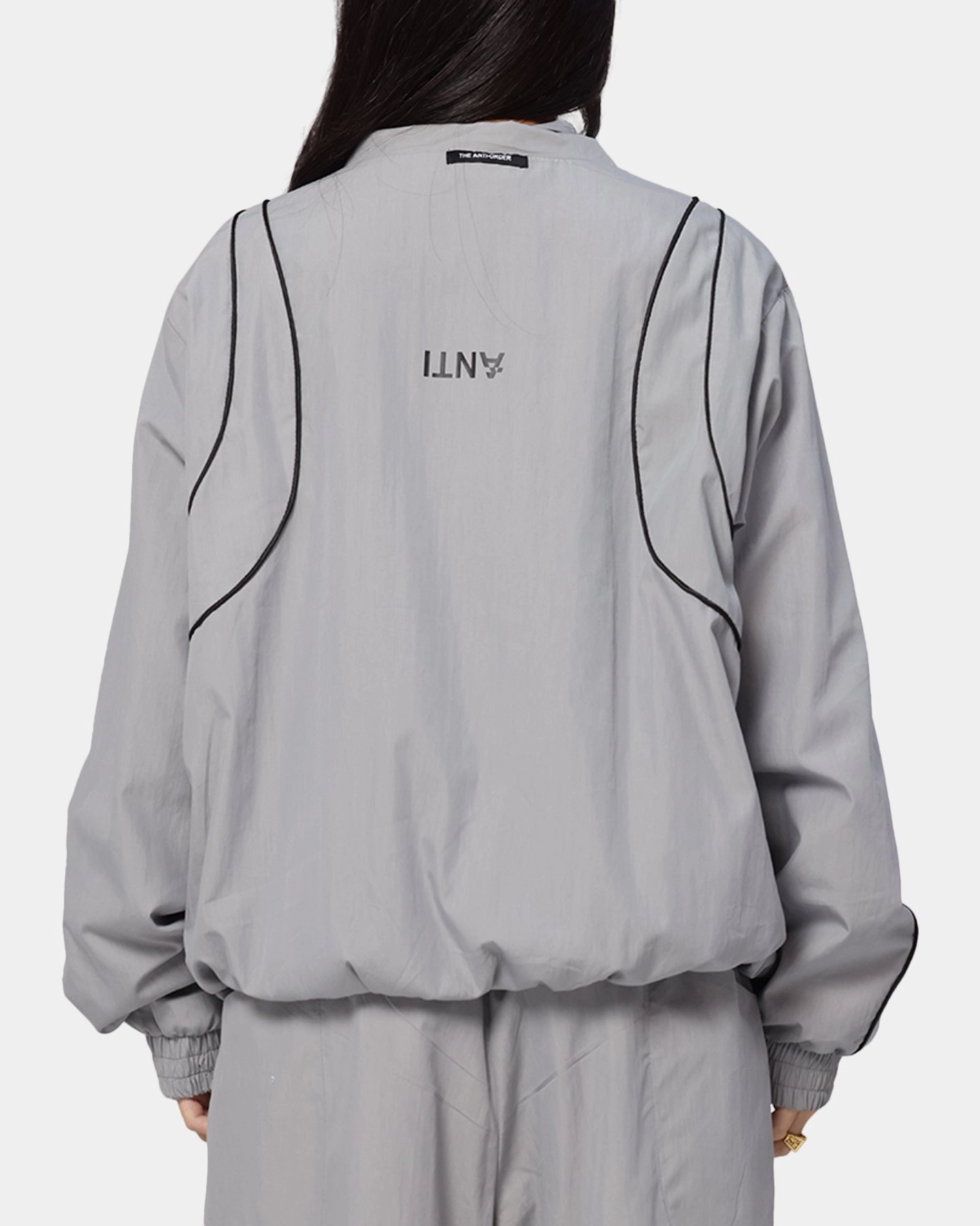 The Anti Order Stereo Nylon Track Jacket Grey