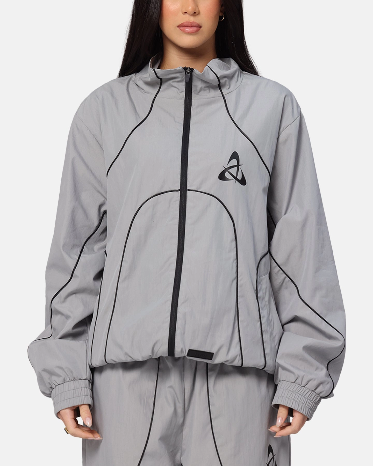 The Anti Order Stereo Nylon Track Jacket Grey