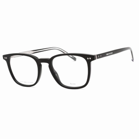 Tommy Hilfiger Men's Eyeglasses - Black Full Rim Square Shape Frame | TH 1814 0807 00