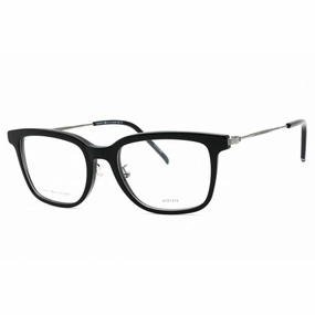 Tommy Hilfiger Men's Eyeglasses - Black Plastic Square Full Rim | TH 1901/F 0807 00