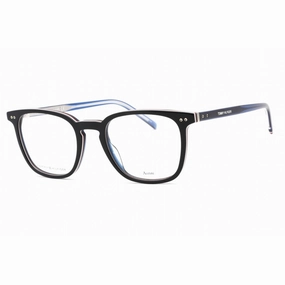 Tommy Hilfiger Men's Eyeglasses - Blue Plastic Full Rim Square Frame | TH 1814 0PJP 00