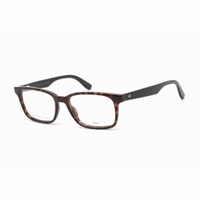 Tommy Hilfiger Men's Eyeglasses - Havana Brown Plastic Rectangular | Th 1487 09N4 00