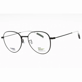 Tommy Hilfiger Men's Eyeglasses - Matte Black Metal Aviator Frame | TJ 0067/F 003