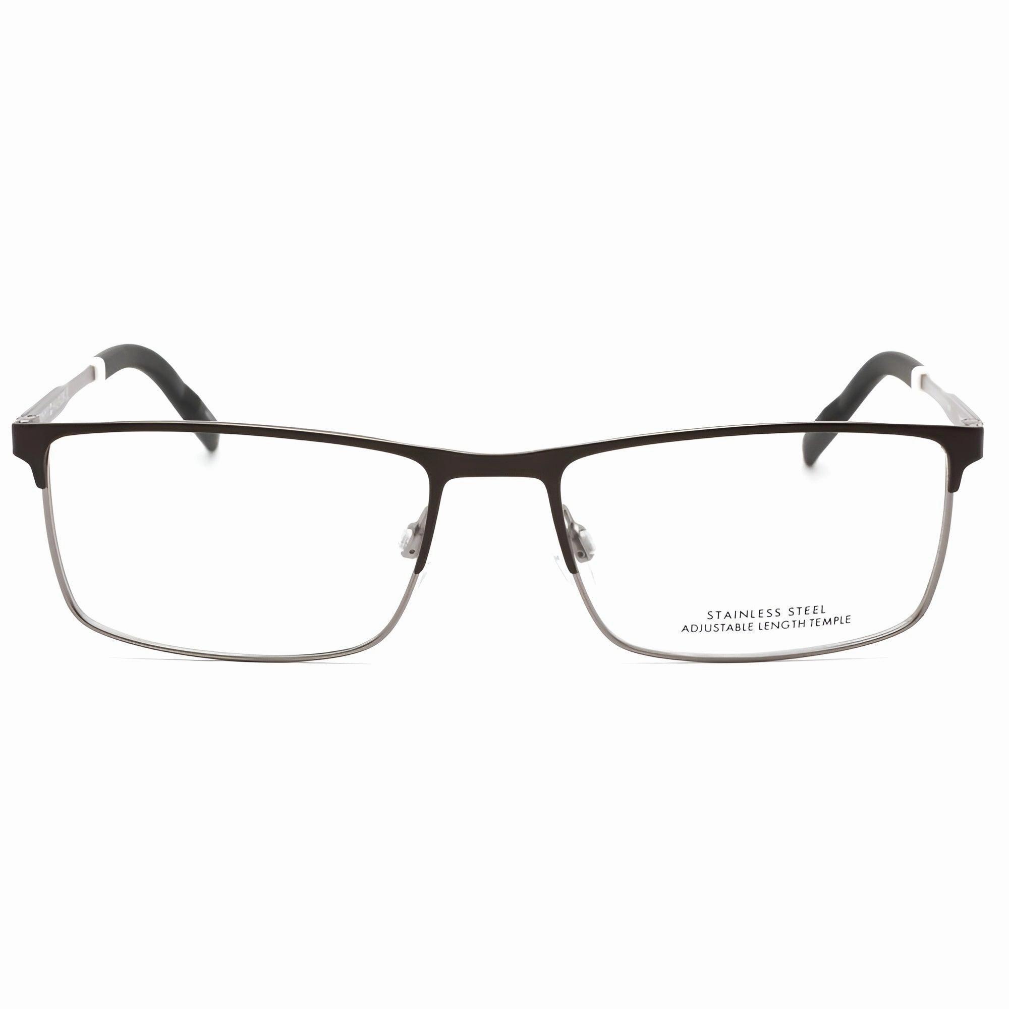 Tommy Hilfiger Men's Eyeglasses - Matte Dark Ruthenium Metal Frame | TH 1843 0XCB 00