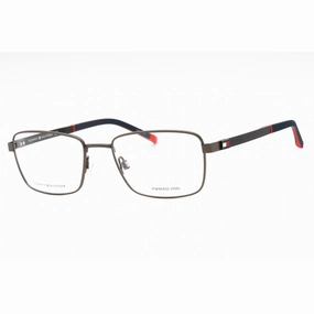 Tommy Hilfiger Men's Eyeglasses - Matte Dark Ruthenium Metal Frame | TH 1946 0R80 00