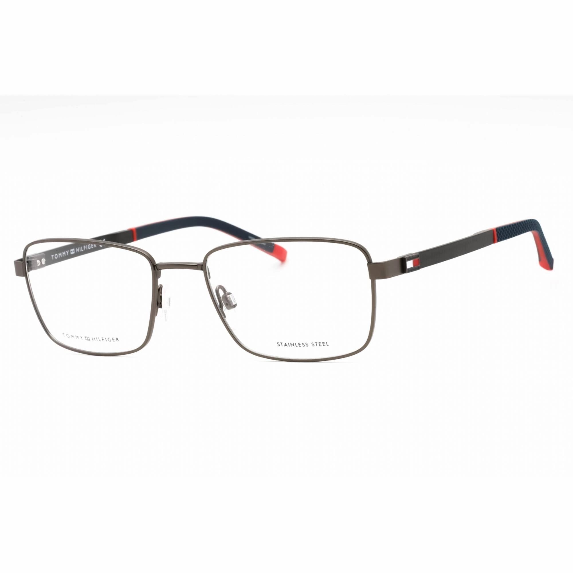 Tommy Hilfiger Men's Eyeglasses - Matte Dark Ruthenium Metal Frame | TH 1946 0R80 00