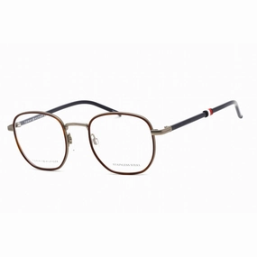 Tommy Hilfiger Men's Eyeglasses - Matte Ruthenium Oval Full Rim | TH 1686 0R81 00