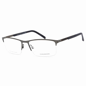 Tommy Hilfiger Men's Eyeglasses - Matte Ruthenium Rectangular Frame | TH 1692 0R80 00