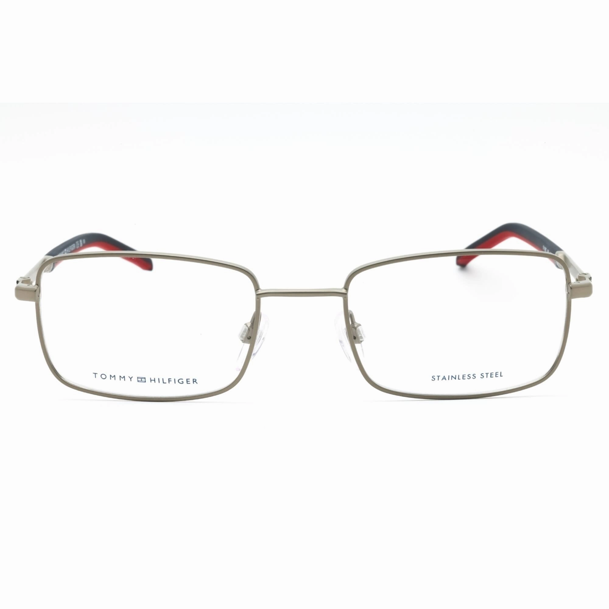 Tommy Hilfiger Men's Eyeglasses - Matte Ruthenium Rectangular Frame | TH 1992 0R81 00