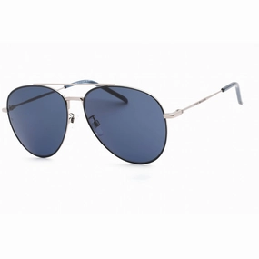 Tommy Hilfiger Men's Sunglasses - Blue Ruthenium Aviator Frame | TH 1896/F/S 0KU0 KU