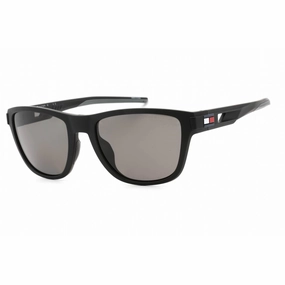 Tommy Hilfiger Men's Sunglasses - Grey Lens Matte Black Frame | TH 1951/S 0003 M9