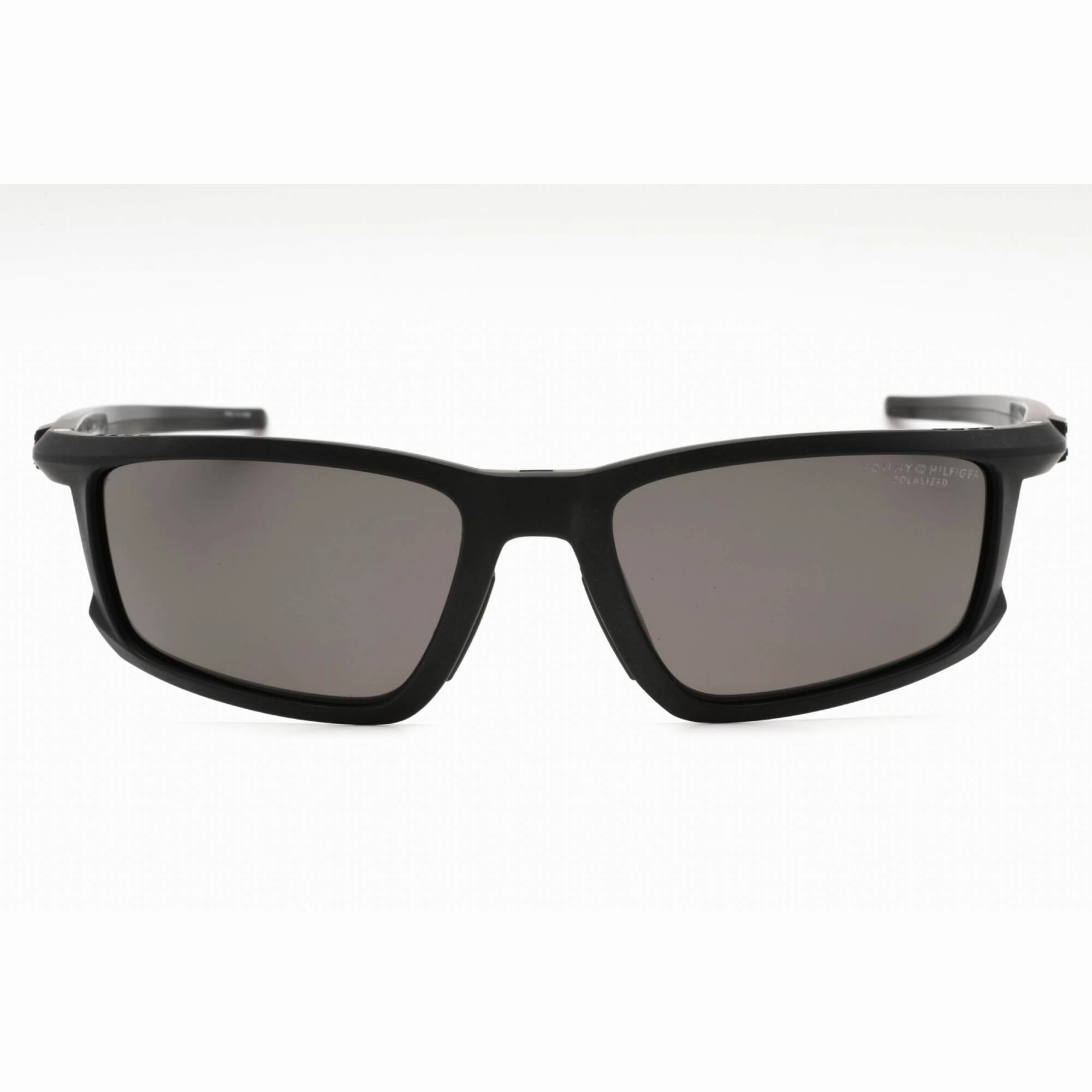 Tommy Hilfiger Men's Sunglasses - Matte Black Rectangular Frame | TH 1914/S 0003 M9