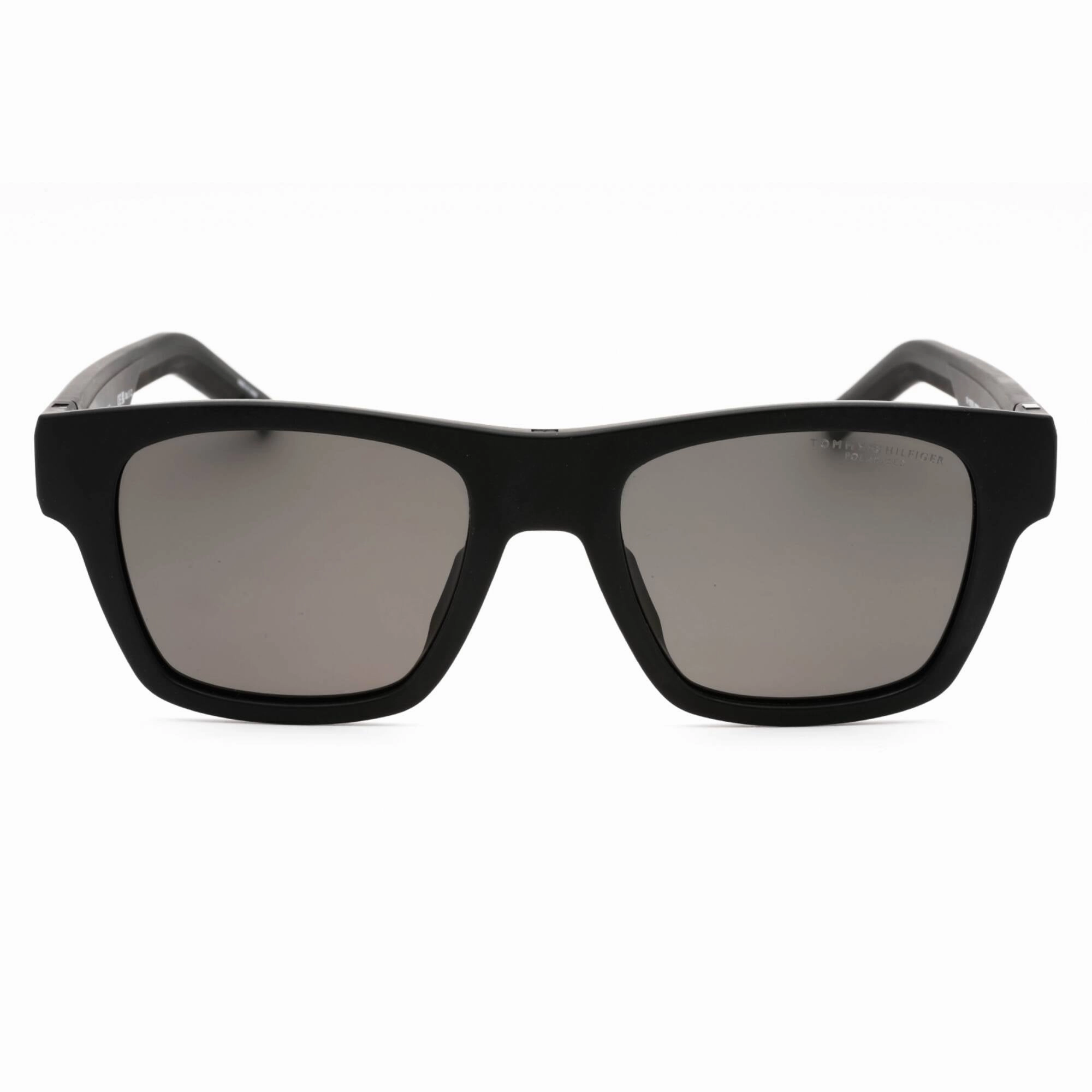 Tommy Hilfiger Men's Sunglasses - Matte Black Rectangular Frame | TH 1975/S 0003 M9