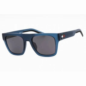 Tommy Hilfiger Men's Sunglasses - Matte Blue Square Full Rim Frame | TH 1976/S 0FLL IR