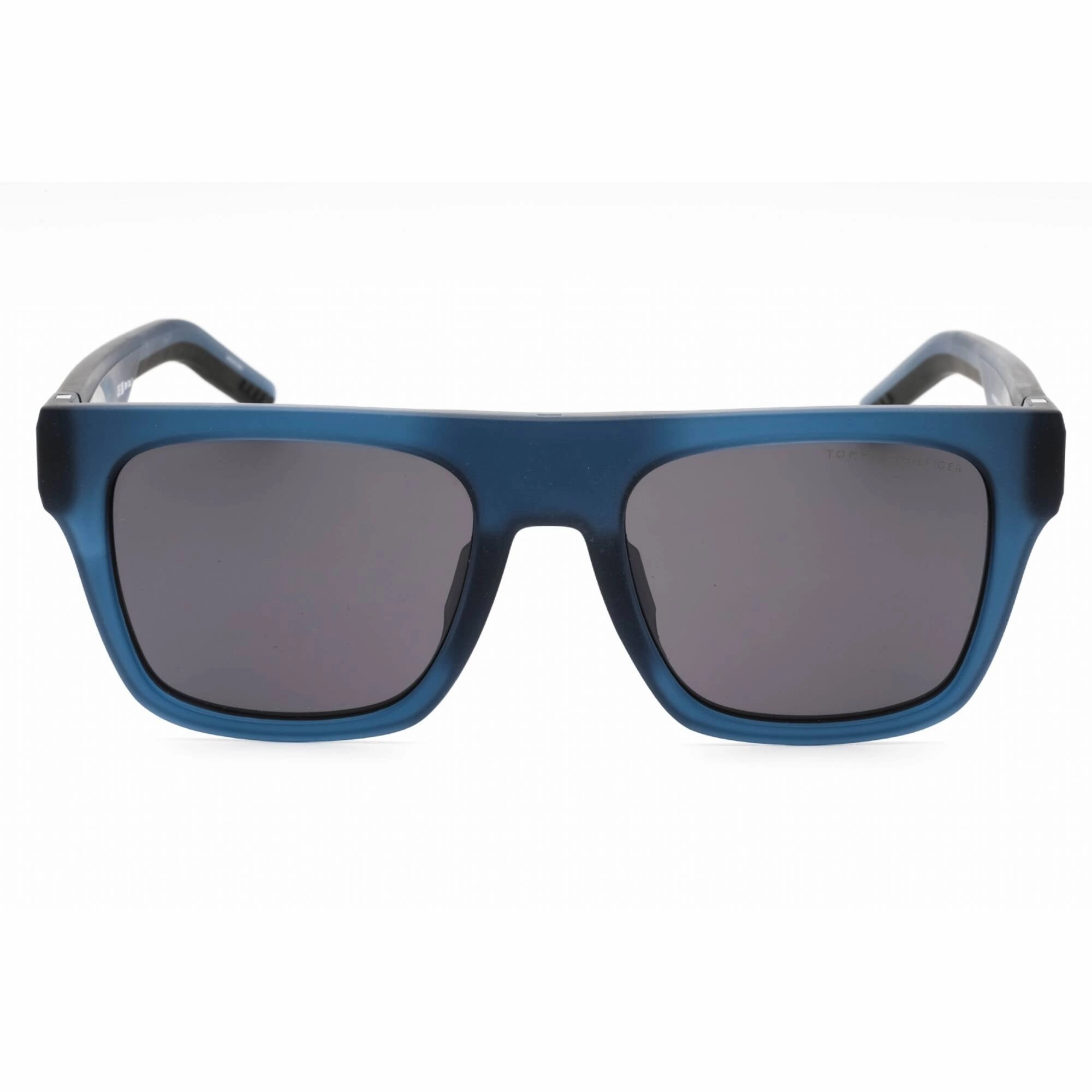Tommy Hilfiger Men's Sunglasses - Matte Blue Square Full Rim Frame | TH 1976/S 0FLL IR