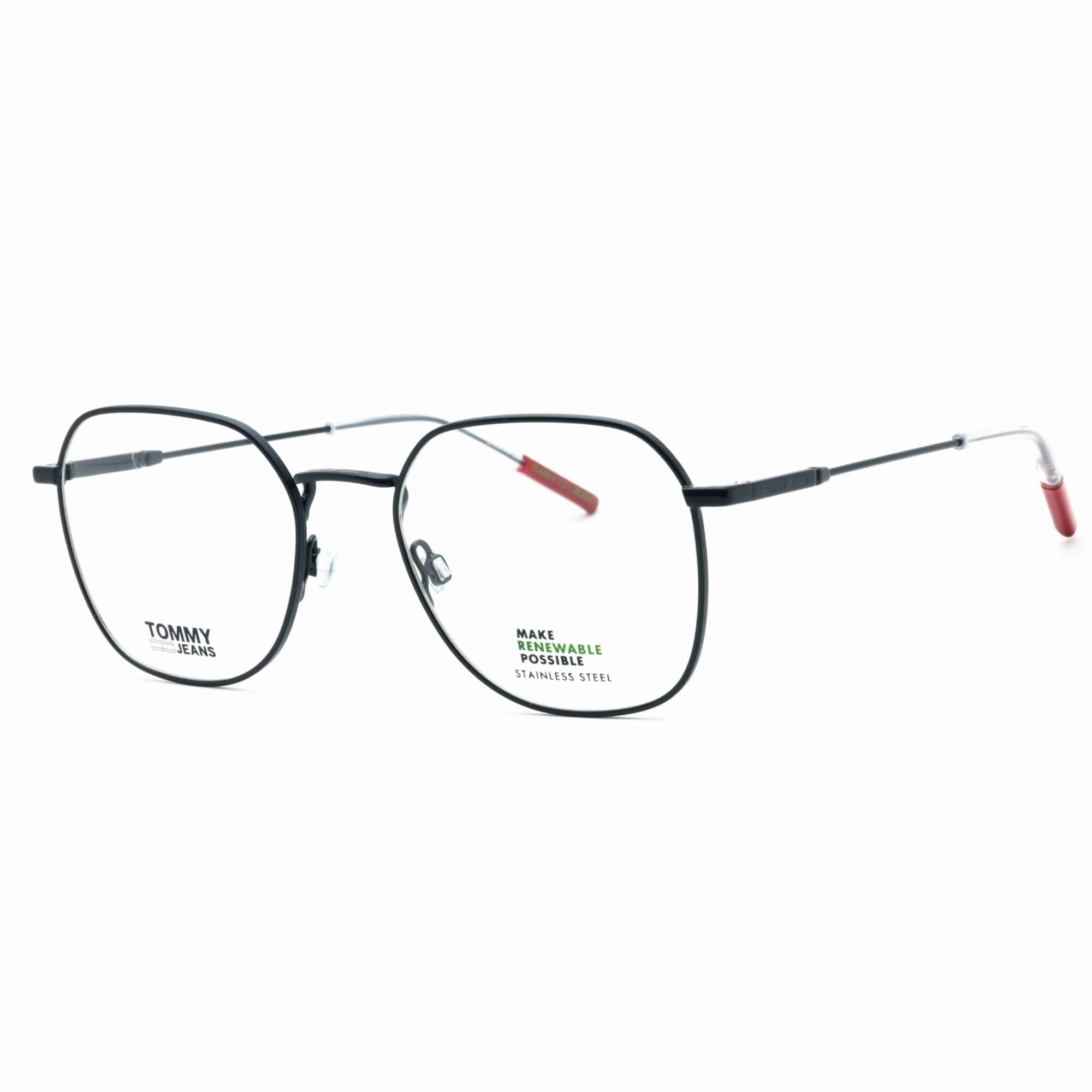 Tommy Hilfiger Unisex Eyeglasses - Blue Metal Square Full Rim Frame | TJ 0091 0PJP 00