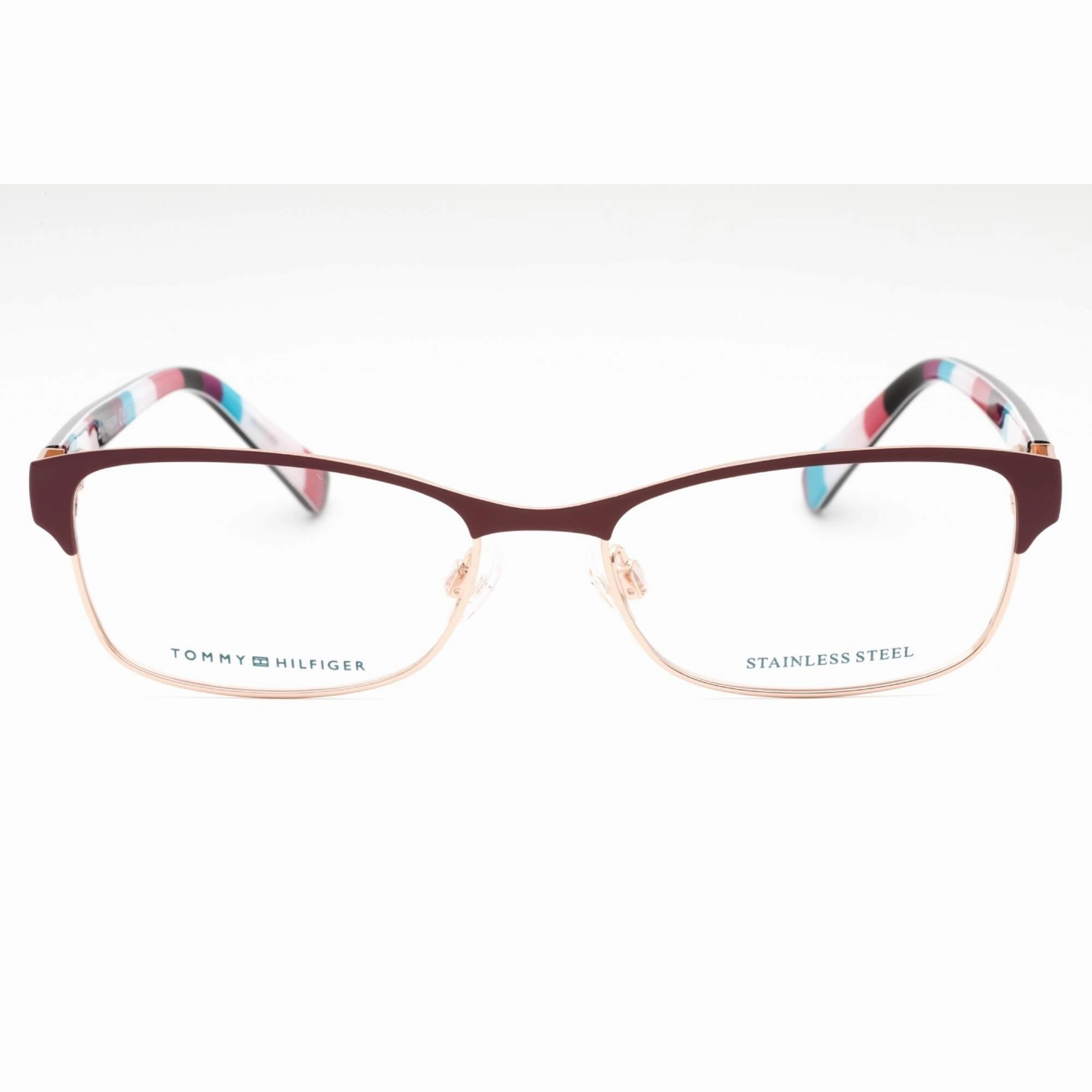 Tommy Hilfiger Women's Eyeglasses - Gold Copper Rectangular Frame | TH 1684 0DDB 00