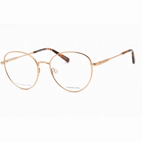 Tommy Hilfiger Women's Eyeglasses - Gold Copper Round Metal Frame | TH 2005 0DDB 00