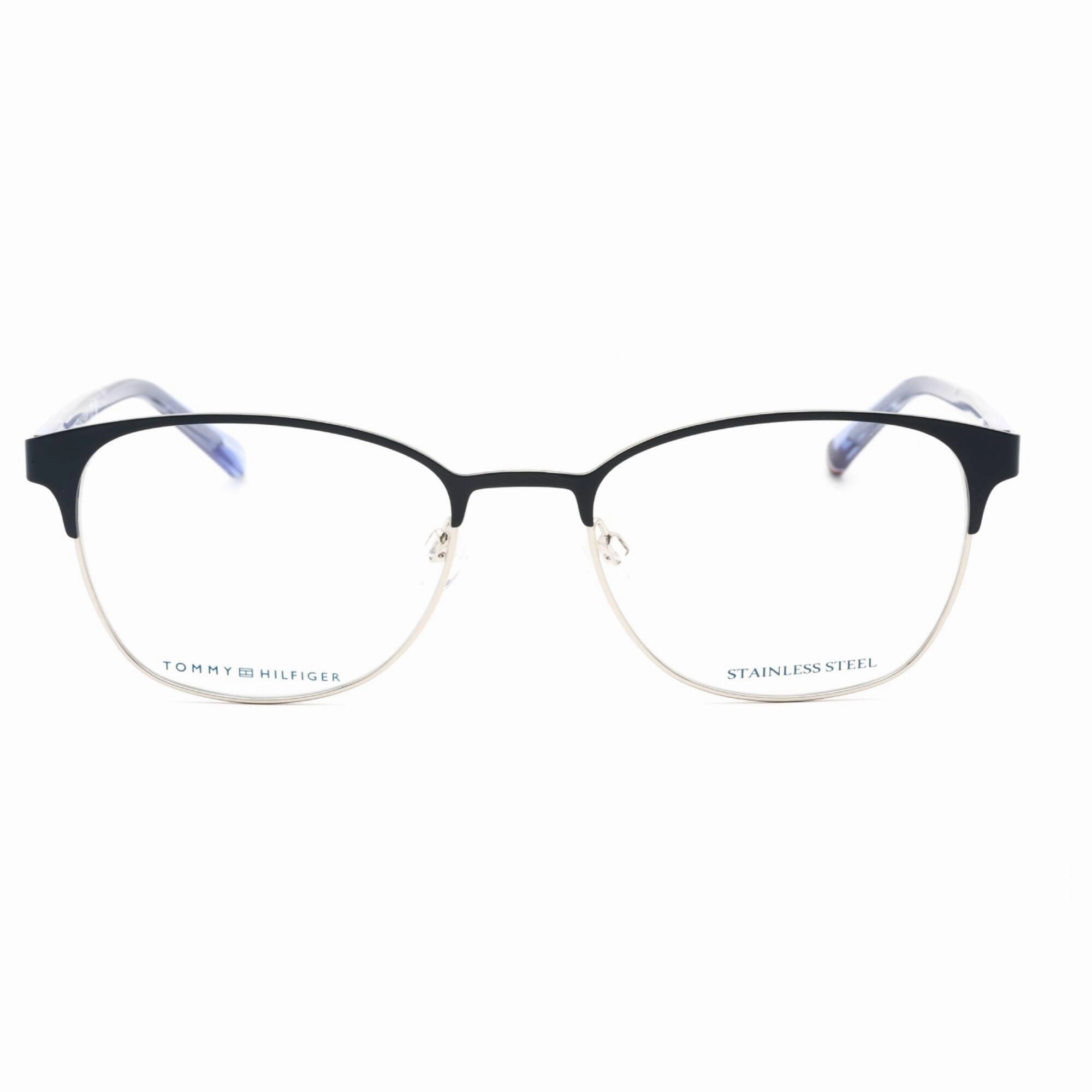 Tommy Hilfiger Women's Eyeglasses - Matte Blue Metal Cat Eye Frame | TH 1749 0FLL 00