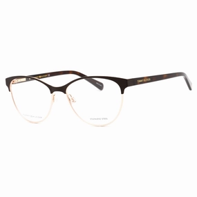 Tommy Hilfiger Women's Eyeglasses - Matte Brown Gold Full Rim Frame | TH 1886 0UFM 00