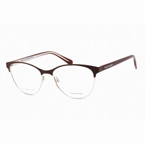 Tommy Hilfiger Women's Eyeglasses - Matte Burgundy Palladium Frame | TH 1886 0LYG 00
