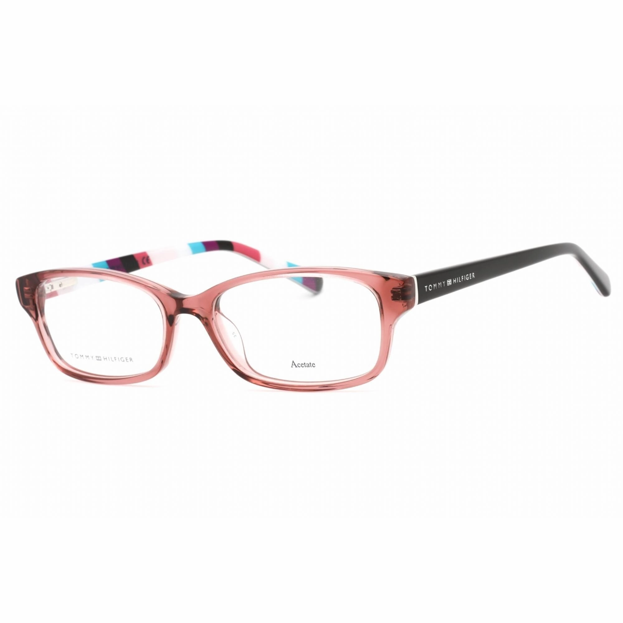 Tommy Hilfiger Women's Eyeglasses - Pink Full Rim Rectangular Frame | TH 1685 035J 00