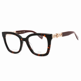 Tommy Hilfiger Women's Eyeglasses - Red Havana Rectangular Frame | TH 1906 00UC 00