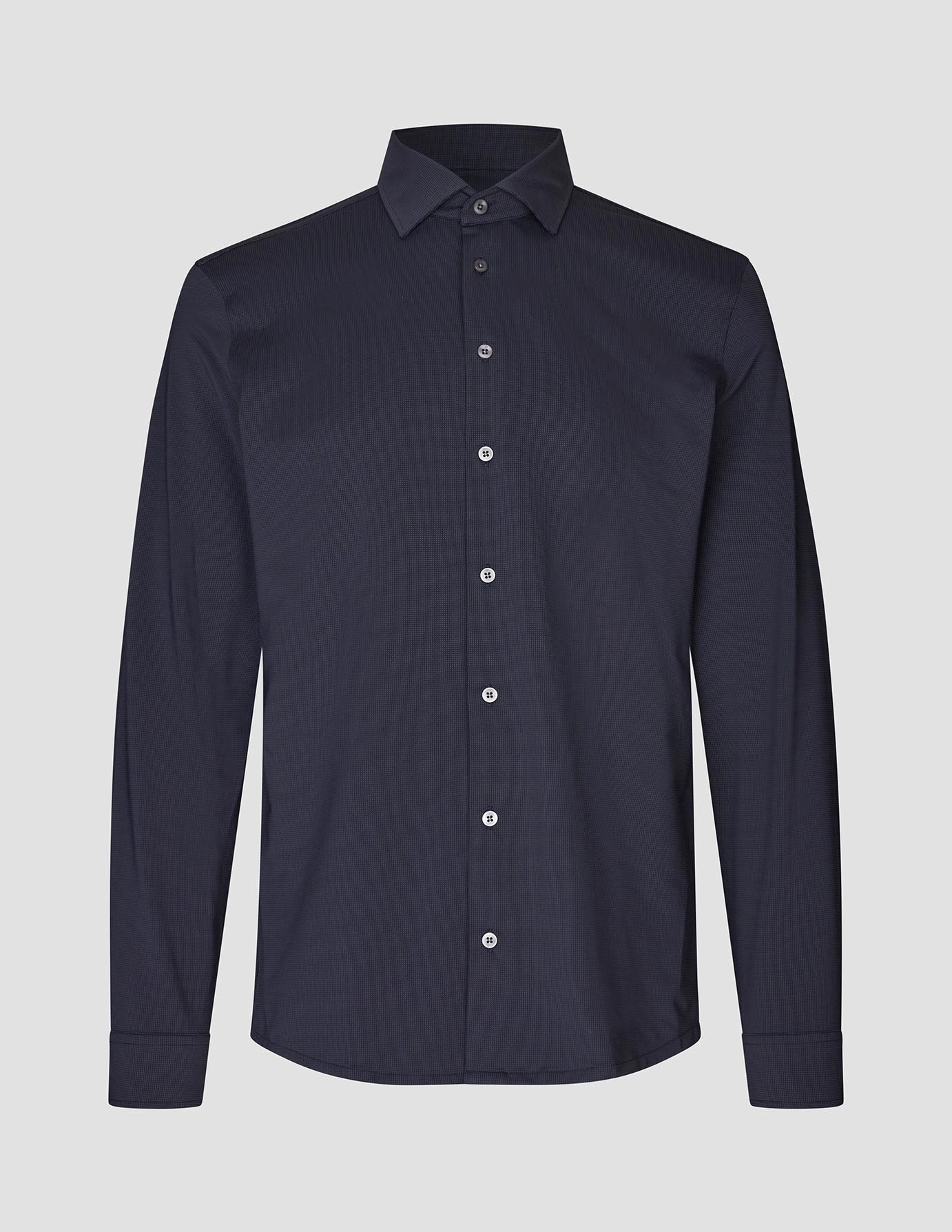 Travel Shirt Dark Navy Slim