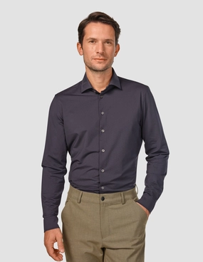 Travel Shirt Dark Navy Slim