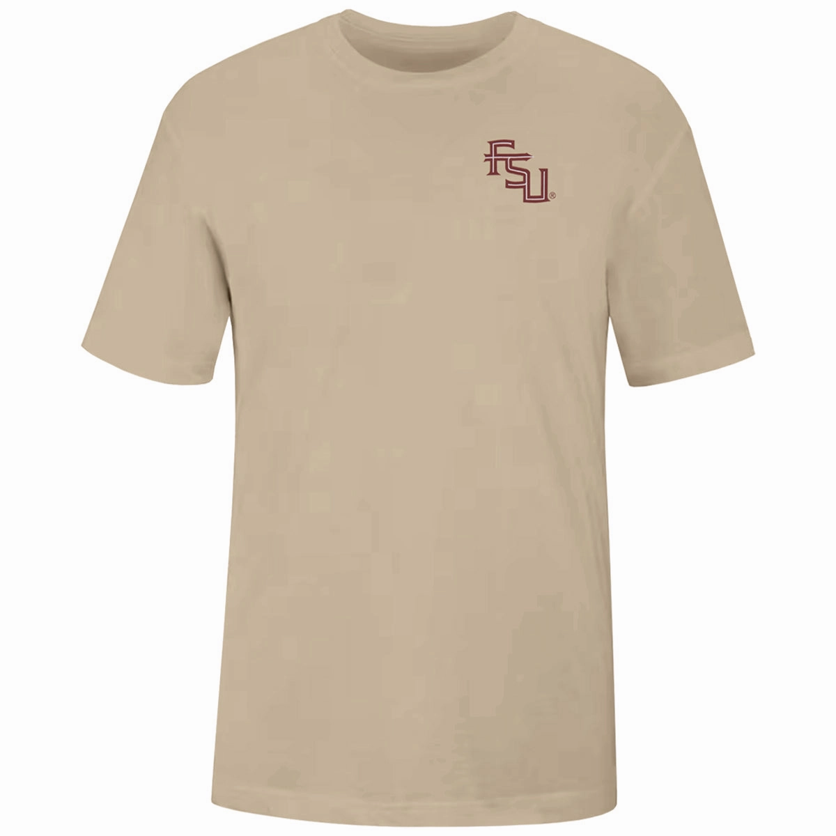 Uscape Men's Florida State Skyline Graphic Short Sleeve Lightweight T-shirt - Sand
