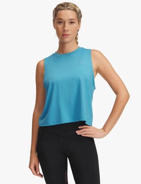 Vanish Energy Crop Tank - Ether Blue