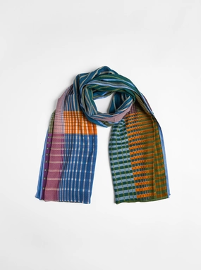 Vibrant Scarf Blue Violet